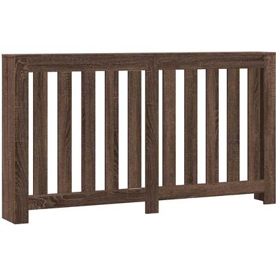 vidaXL Radiator Cover Brown Oak - 149x20x82 cm Modern Engineered Wood vidaXL Radiator Cover Brown Oak - 149x20x82 cm Modern Engineered Wood