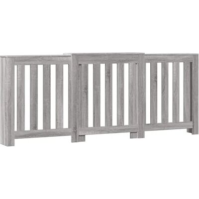 vidaXL Heizkörperabdeckung Grau Sonoma - Modernes Lamellendesign - Heizkörperabdeckung vidaXL Heizkörperabdeckung Grau Sonoma - Modernes Lamellendesign - Heizkörperabdeckung