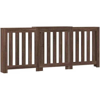 vidaXL Radiatorabdeckung Braun Eiche - Heizkörperabdeckung vidaXL Radiatorabdeckung Braun Eiche - Heizkörperabdeckung