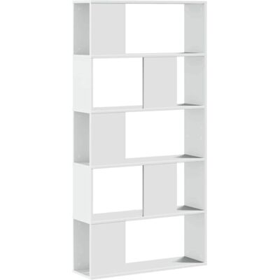 vidaXL 852771 Étagère 5 Niveaux Blanche - Meuble de Rangement - Publicité vidaXL 852771 Étagère 5 Niveaux Blanche - Meuble de Rangement - Publicité