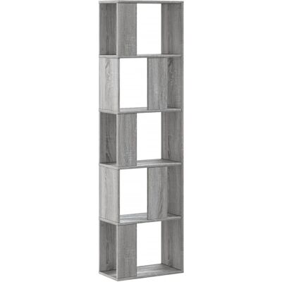 vidaXL 852776 Grau Sonoma 5-Etagen Bücherregal - Stauraum Möbel vidaXL 852776 Grau Sonoma 5-Etagen Bücherregal - Stauraum Möbel