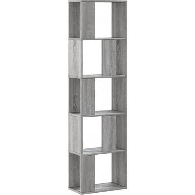 vidaXL 852785 Grau Sonoma 5-Etagen Bücherregal - Stauraum Möbel vidaXL 852785 Grau Sonoma 5-Etagen Bücherregal - Stauraum Möbel