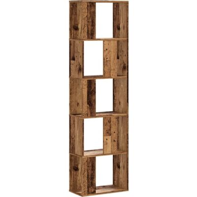 vidaXL 852787 Gammelt Træ 5-etasjes Bogkasse - Bogkasse vidaXL 852787 Gammelt Træ 5-etasjes Bogkasse - Bogkasse
