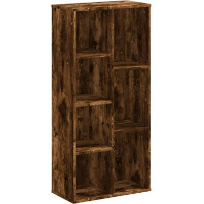 vidaXL 852793 Étagère en Chêne Fumé - Rangement pour salon vidaXL 852793 Étagère en Chêne Fumé - Rangement pour salon