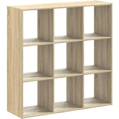 vidaXL Sonoma Eiche 102x32x102 cm Bücherregal - Aufbewahrungsmöbel vidaXL Sonoma Eiche 102x32x102 cm Bücherregal - Aufbewahrungsmöbel