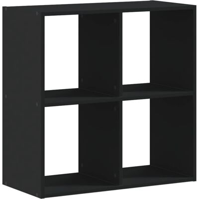 VidaXL 852826 Black Bookcase - Storage Shelf for Living Room VidaXL 852826 Black Bookcase - Storage Shelf for Living Room