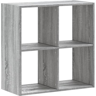 vidaXL Grijze Sonoma Boekenkast - Woonkamer Opbergmeubel vidaXL Grijze Sonoma Boekenkast - Woonkamer Opbergmeubel
