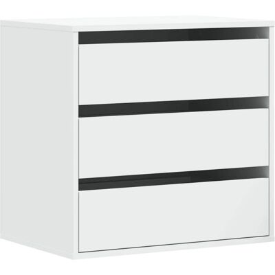 vidaXL Eckkommode Weiß 60x41x58 cm - Aufbewahrungsmöbel vidaXL Eckkommode Weiß 60x41x58 cm - Aufbewahrungsmöbel