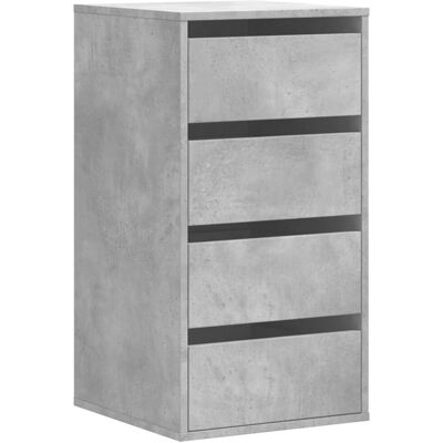vidaXL Beton Grau Eckkommode 40x41x76 cm vidaXL Beton Grau Eckkommode 40x41x76 cm