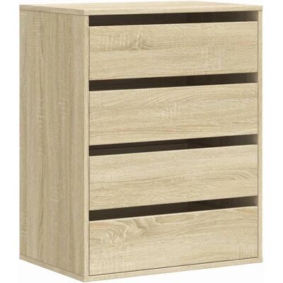 vidaXL Hjørneskab med Skuffer Sonoma Eg - Opbevaring, 60x41x76 cm vidaXL Hjørneskab med Skuffer Sonoma Eg - Opbevaring, 60x41x76 cm