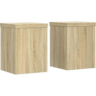 vidaXL Pflanzständer 2 St. Sonoma Eiche 15x15x20 cm Holz vidaXL Pflanzständer 2 St. Sonoma Eiche 15x15x20 cm Holz