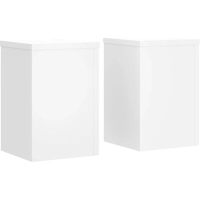 vidaXL Pflanzständer 2 Stk. Weiß 25x25x35 cm - Gartenelement vidaXL Pflanzständer 2 Stk. Weiß 25x25x35 cm - Gartenelement