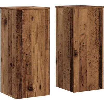 vidaXL Pflanzständer 30x30x70 cm Old Wood - Pflanzständer vidaXL Pflanzständer 30x30x70 cm Old Wood - Pflanzständer