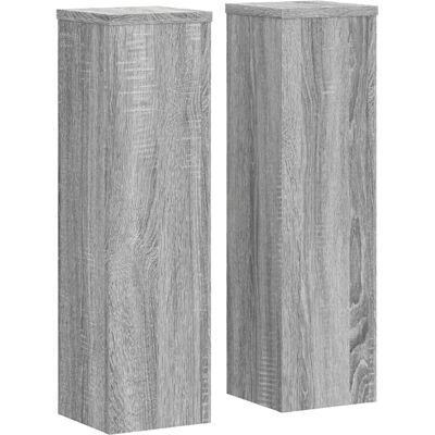 vidaXL Graues Sonoma Pflanzständer Set aus 2 - Pflanzentyp vidaXL Graues Sonoma Pflanzständer Set aus 2 - Pflanzentyp