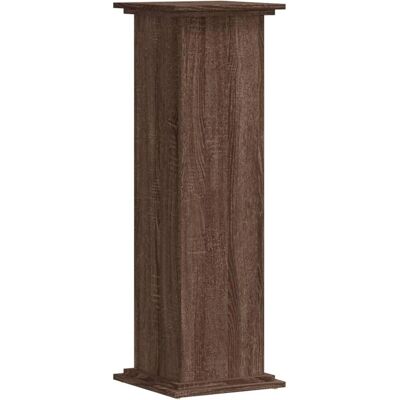 vidaXL Plant Stand Brown Oak 33x33x100 cm Engineered Wood - Plant Pot & Holder vidaXL Plant Stand Brown Oak 33x33x100 cm Engineered Wood - Plant Pot & Holder