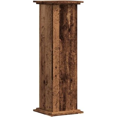 vidaXL Oud hout 33x33x100 cm Plantstand - Binnen vidaXL Oud hout 33x33x100 cm Plantstand - Binnen
