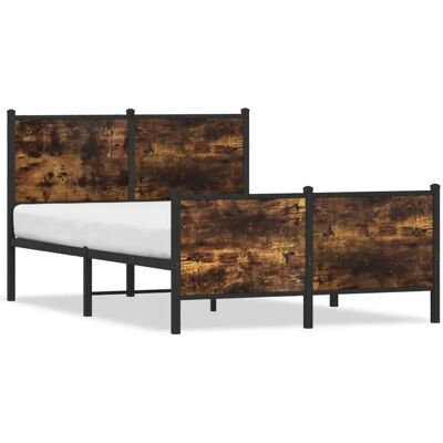 vidaXL Metallbett mit Kopf- und Fußteil 120x200 cm vidaXL Metallbett mit Kopf- und Fußteil 120x200 cm