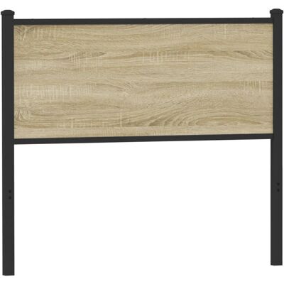 vidaXL 107 cm Sonoma pääty - Pääty, Rakennuspuu & Teräs vidaXL 107 cm Sonoma pääty - Pääty, Rakennuspuu & Teräs