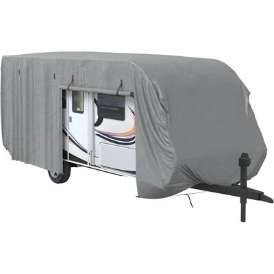 vidaXL Schutzhülle für Wohnwagen - Grau - 732x250x220 cm vidaXL Schutzhülle für Wohnwagen - Grau - 732x250x220 cm