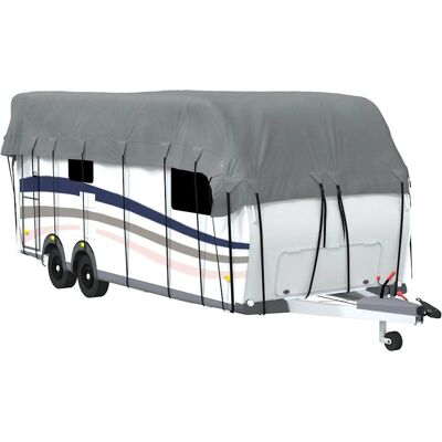 vidaXL Tagdække til Caravan - Grå 700x300 cm vidaXL Tagdække til Caravan - Grå 700x300 cm