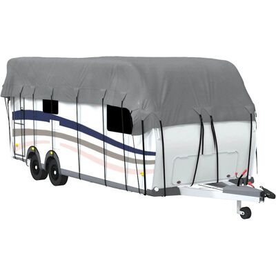 vidaXL Dakhoes voor caravan grijs 800x300 cm non-woven stof vidaXL Dakhoes voor caravan grijs 800x300 cm non-woven stof