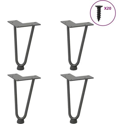 vidaXL 4012414 Pieds de Table en Acier - Design Moderne pour Poids Lourds - Publicité vidaXL 4012414 Pieds de Table en Acier - Design Moderne pour Poids Lourds - Publicité