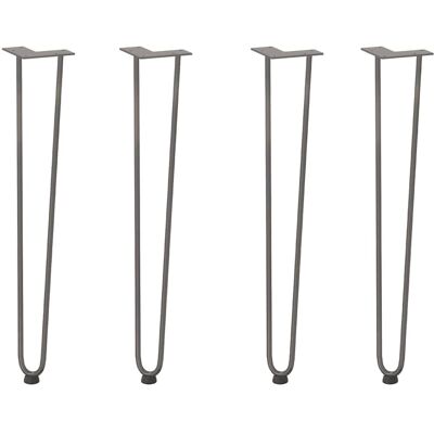 Patas de Mesa vidaXL 72 cm Acero Macizo Marrón - Patas de Mesa Patas de Mesa vidaXL 72 cm Acero Macizo Marrón - Patas de Mesa