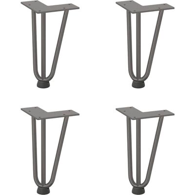 vidaXL Stahl Haarnadelbeine 20cm - Hairpin Beine vidaXL Stahl Haarnadelbeine 20cm - Hairpin Beine
