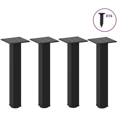 vidaXL 4012452 Tischteil - Stahl Schwarz 42-44cm Unterstützung vidaXL 4012452 Tischteil - Stahl Schwarz 42-44cm Unterstützung