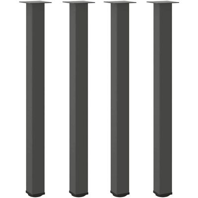 vidaXL Sofabordben - Antracit - 110-112 cm - Stål vidaXL Sofabordben - Antracit - 110-112 cm - Stål