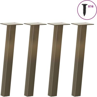 vidaXL Couchtischbeine 4 Stk. Stahl Natur 30 cm vidaXL Couchtischbeine 4 Stk. Stahl Natur 30 cm
