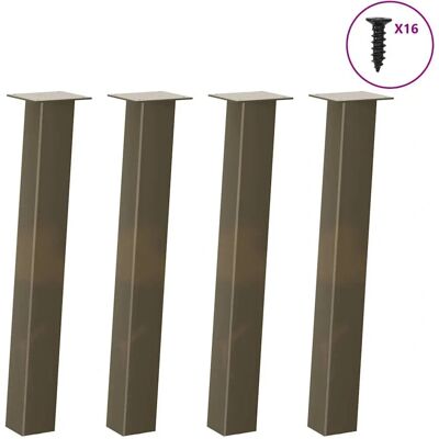 vidaXL Couchtischbeine - 72 cm Stahl, Anthrazit, Natur vidaXL Couchtischbeine - 72 cm Stahl, Anthrazit, Natur