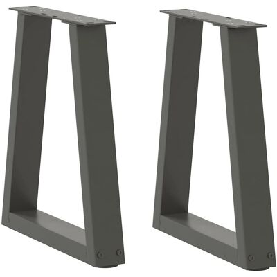vidaXL V-vormige Tafelpoten 2 Stuks Staal - Tafeltype vidaXL V-vormige Tafelpoten 2 Stuks Staal - Tafeltype