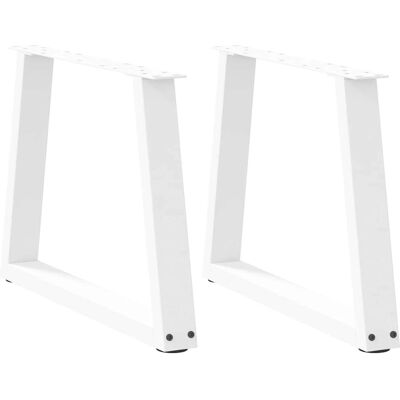 vidaXL V-Form Tischbeine - 2 Stück - Weiß vidaXL V-Form Tischbeine - 2 Stück - Weiß