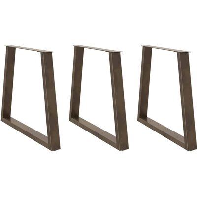 vidaXL Stahl V-Form Tischbeine 3 Stück - 80x(72-73,3)cm vidaXL Stahl V-Form Tischbeine 3 Stück - 80x(72-73,3)cm