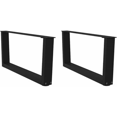 vidaXL V-vormige tafelpoten (2 stuks) - 70 x (30-31,3) cm - Staal - Zwart (4012616) vidaXL V-vormige tafelpoten (2 stuks) - 70 x (30-31,3) cm - Staal - Zwart (4012616)