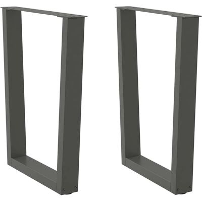 Pieds de Table à Manger en Acier V-Shape vidaXL - Pièces de Table Pieds de Table à Manger en Acier V-Shape vidaXL - Pièces de Table