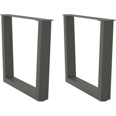 vidaXL V-Vormige Tafelpoten - Eettafel - Staal - Antraciet vidaXL V-Vormige Tafelpoten - Eettafel - Staal - Antraciet