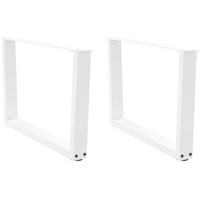 vidaXL V-vormige eettafelpoten - Staal, Wit, 70x(42-43.3)cm vidaXL V-vormige eettafelpoten - Staal, Wit, 70x(42-43.3)cm