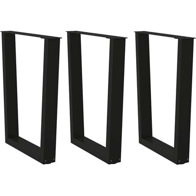 vidaXL 4012644 Zwarte V-vorm eetkamertafelpoten - Poten voor tafel vidaXL 4012644 Zwarte V-vorm eetkamertafelpoten - Poten voor tafel