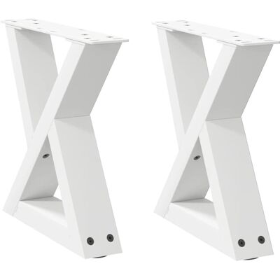 vidaXL Couchtischbeine - Weiß - 30x(30-31,3) cm - Coffee Table Legs vidaXL Couchtischbeine - Weiß - 30x(30-31,3) cm - Coffee Table Legs