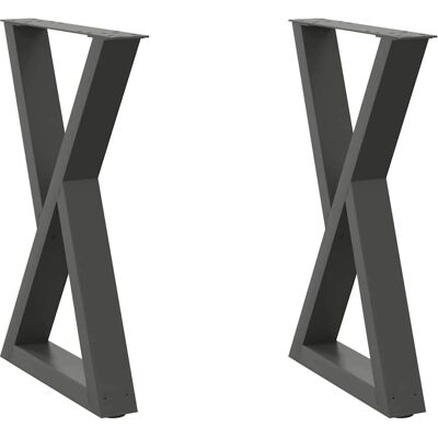 vidaXL - Kaffeetischbeine - 50 x (72-73,3) cm - Schwarz vidaXL - Kaffeetischbeine - 50 x (72-73,3) cm - Schwarz