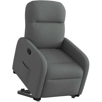 vidaxl Fauteuil inclinable et élévateur gris foncé - Fauteuil relax - Publicité vidaxl Fauteuil inclinable et élévateur gris foncé - Fauteuil relax - Publicité