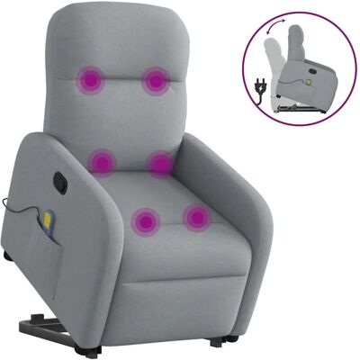 Fauteuil électrique inclinable avec aide à la montée VidaXL - Publicité Fauteuil électrique inclinable avec aide à la montée VidaXL - Publicité