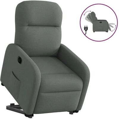 Fauteuil électrique relaxant VidaXL - Gris foncé - Publicité Fauteuil électrique relaxant VidaXL - Gris foncé - Publicité