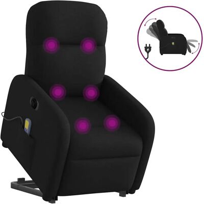 Fauteuil de relaxation électrique avec massage - noir - Publicité Fauteuil de relaxation électrique avec massage - noir - Publicité
