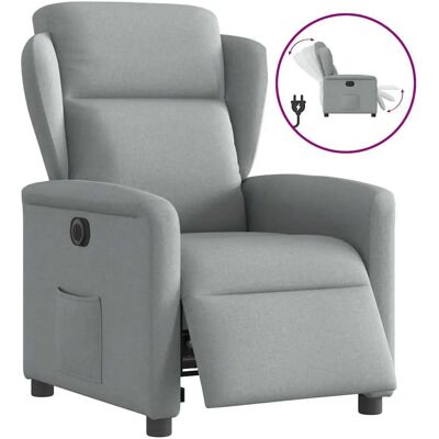 Chaise VidaXL - Tissu Gris Clair - Réglable Électriquement - Publicité Chaise VidaXL - Tissu Gris Clair - Réglable Électriquement - Publicité