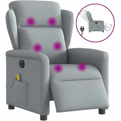 Chaise d'accent VidaXL - Modèle 3303124, Gris, Reclinable électrique - Publicité Chaise d'accent VidaXL - Modèle 3303124, Gris, Reclinable électrique - Publicité
