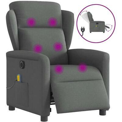 Chaise d'accent VidaXL - Gris foncé - Relax - Publicité Chaise d'accent VidaXL - Gris foncé - Relax - Publicité