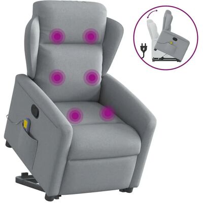 VidaXL Modèle 449132 - Fauteuil de massage gris clair - Publicité VidaXL Modèle 449132 - Fauteuil de massage gris clair - Publicité